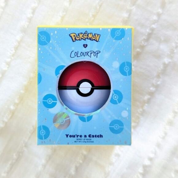 NWT Loungefly x Pokemon Pikachu Winking Face Backpack & You're A Catch Lip Mask - Picture 8 of 11